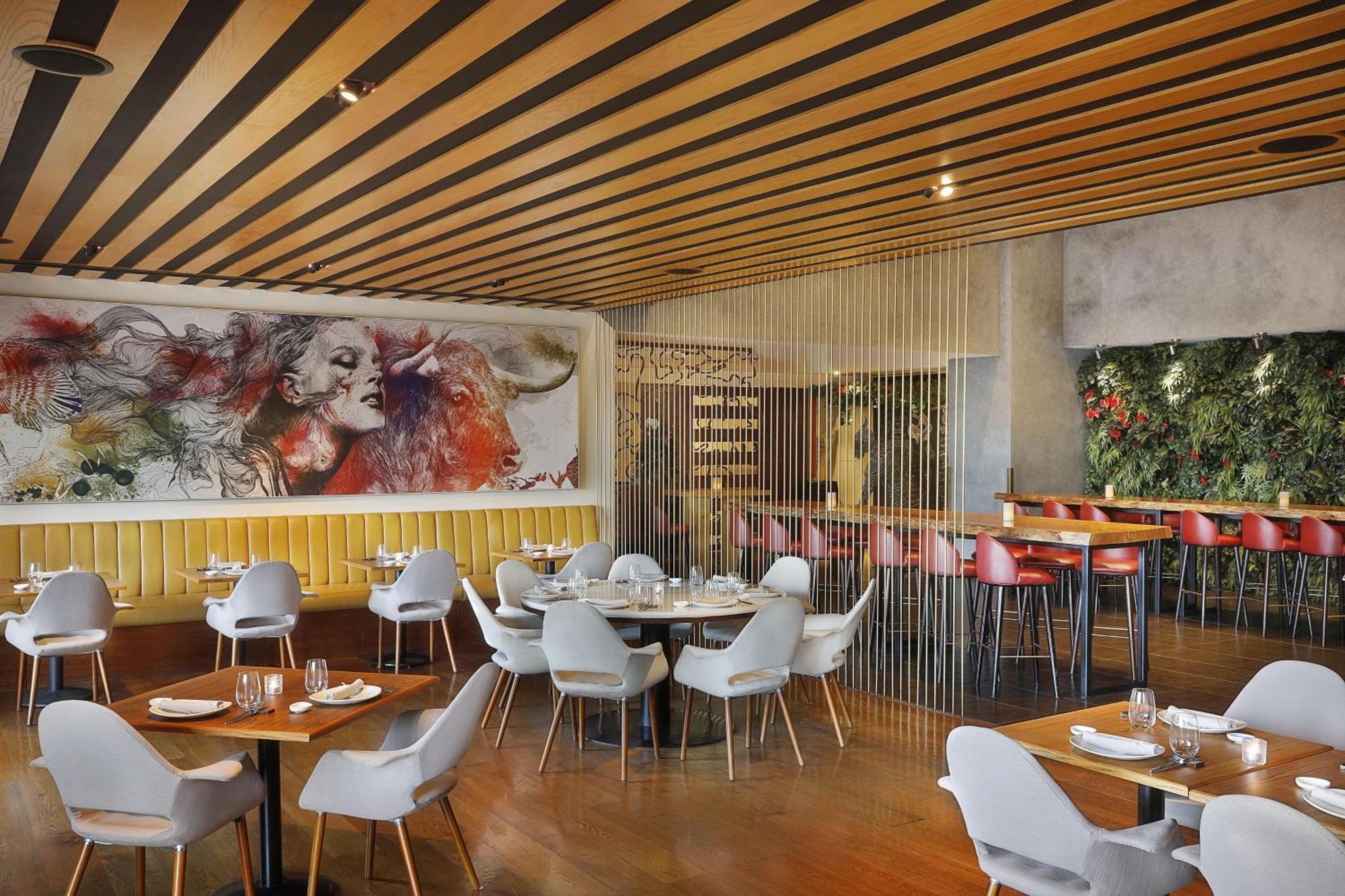 The Westin Dubai Mina Seyahi Beach Resort And Waterpark Luaran gambar Interior of the restaurant